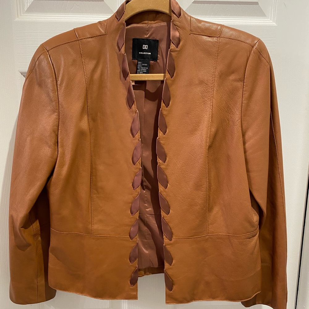 Doncaster Cropped Leather Jacket